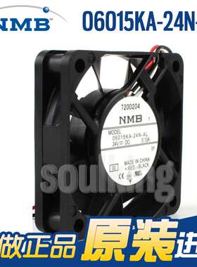 NMB美蓓亚2406KL-05W-B59新06015KA-24N-AL00 24V 6015发那科风扇