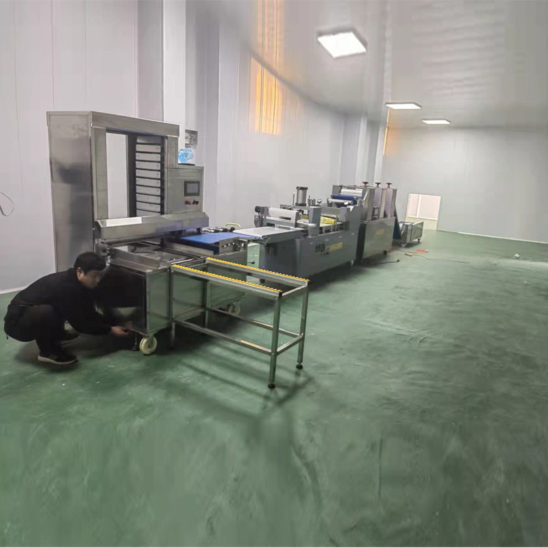 嘉洋商用软面黄金口福饼成型机多功能全自动大型双喜饼自动生产线