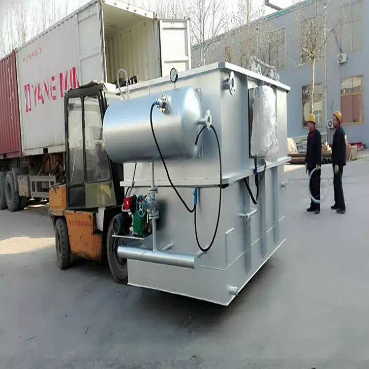 小型食品厂加工废水处理设备一体化溶气气浮机出水达标
