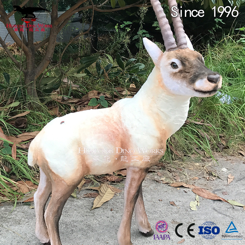 仿真羚羊动物机械模型工艺品  大型仿真动物源头生产工厂