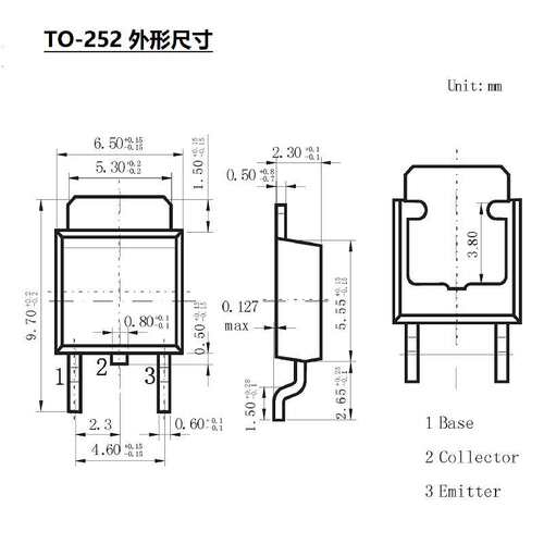 浩畅场效应管工厂现货热销贴片高压MOS管5N50 TO-252电流5A500V