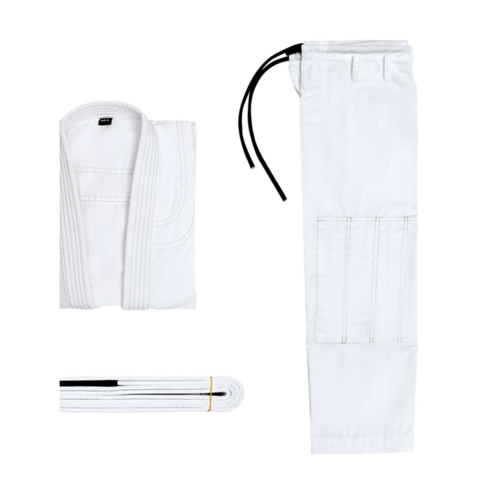 轻便柔术服超薄修身款巴西柔术道服 透气训练款男女款BJJ GI 巴柔