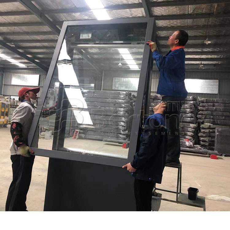 制作户外壁挂窄款灯箱广告牌 社区宣传橱窗展示柜壁挂滚动灯箱