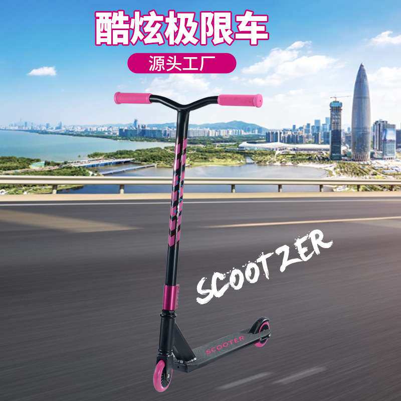 工厂 成人踏板车二轮代步青少年极限车scooter滑板车