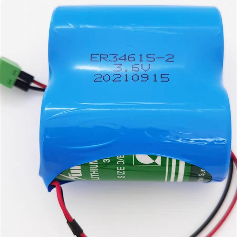 ER34615-2并联3.6V 适用苍仪流量计电池计量煤气表一次性锂电池组