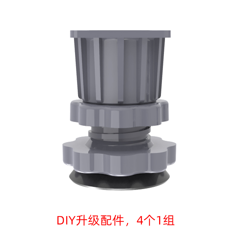 洗衣机冰箱底座配件360度移动万向轮带刹车 不锈钢管定.制 加装脚