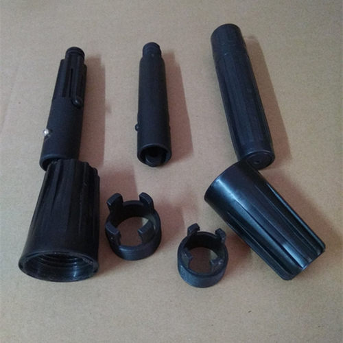 伸缩加长杆配件简约黑色塑料连接清洁杆头尘埃扫抹水器玻璃刮铲刀