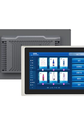 工业平板10.4/12/15.6/17/19/21英寸工控一体机电脑双网口双串口