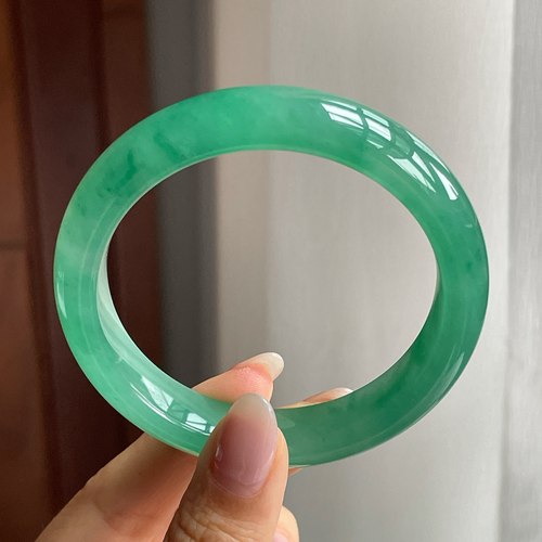 天然非洲翠独龙玉手镯