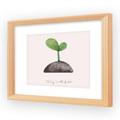 实木拼图相框挂墙简约画框4开28寸拼图框装 裱框架1000片长方形500