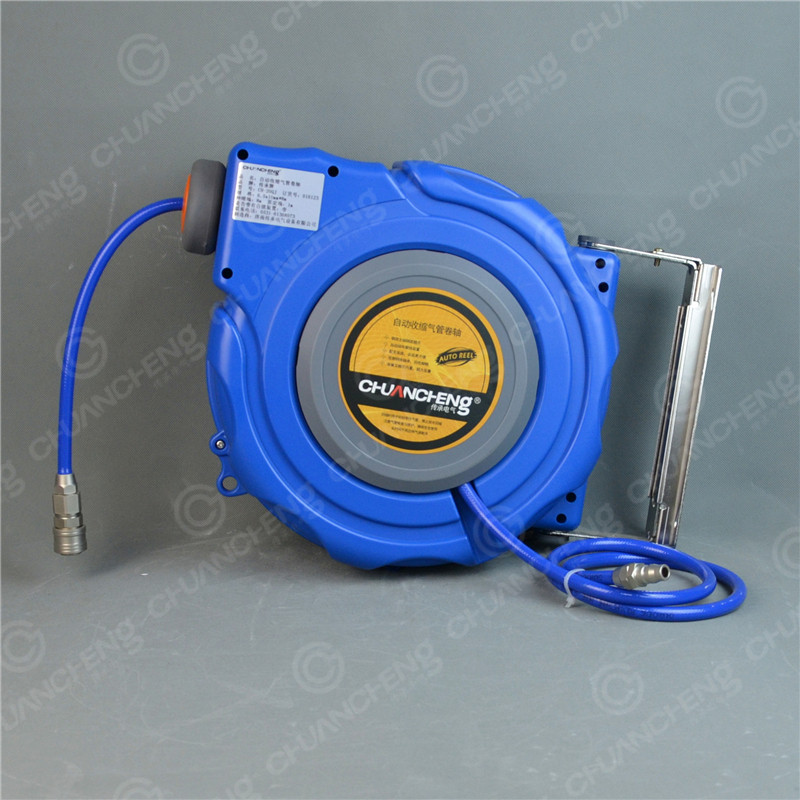 8x12气管自动伸缩卷轴卷管器气鼓卷线器PU夹纱管卷轴气鼓卷管器