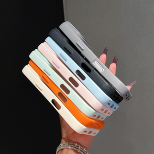 新品亚力克凹槽可滴胶DIY简约17星宇橙镜头支架透明适用苹果17promax手机壳iPhone16ProMax新款14带镜头膜13