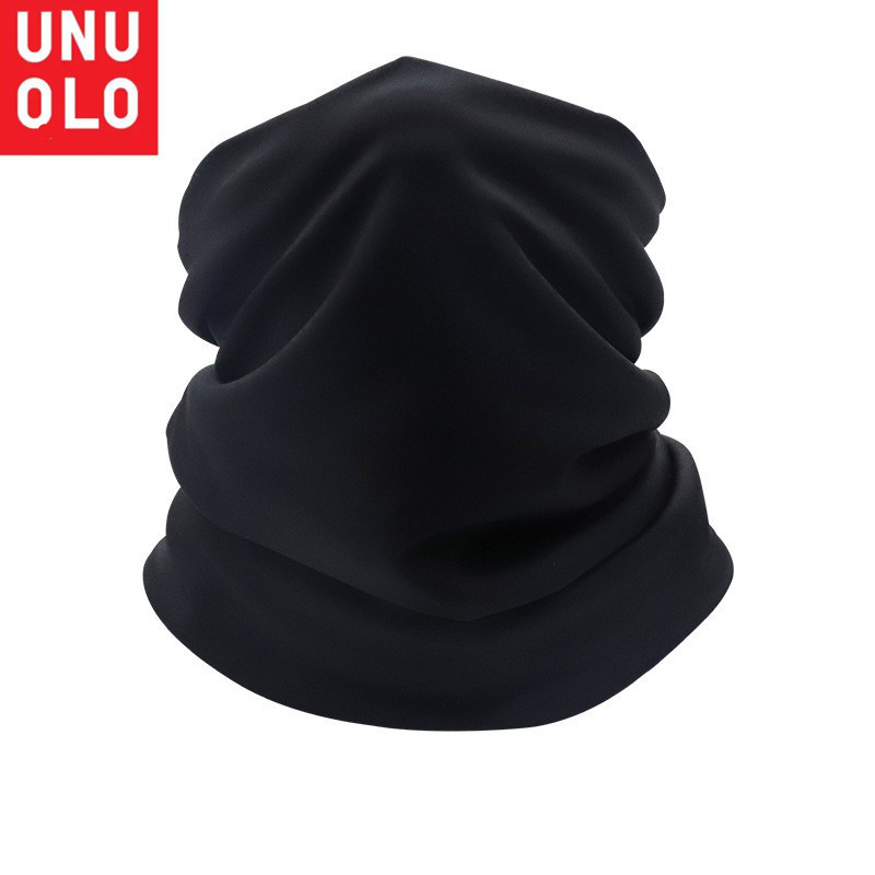 日本纯棉围脖冬季男女户外骑行防风防寒面罩加绒加厚双层护颈脖套