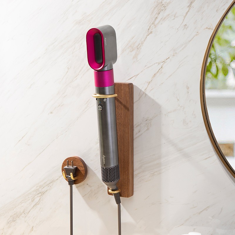 适用戴森卷发棒架直发器美发器免打孔壁挂卫生间浴室置物架收纳架