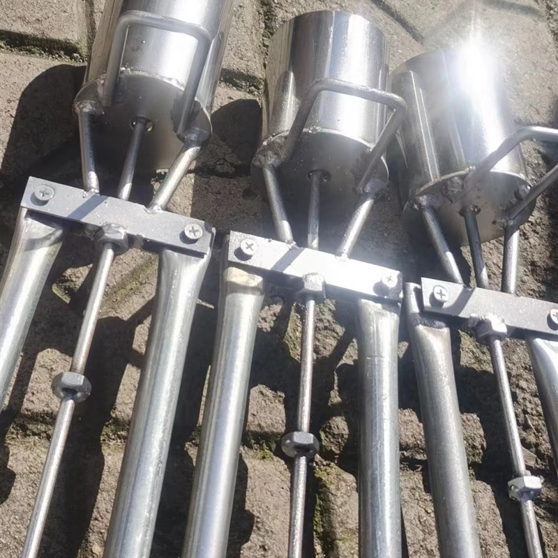 不锈钢栽苗打孔器穴盘育苗杯打洞取土破地膜脚蹬耕种加厚机械