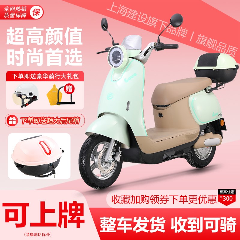 新款小龟王电动车60V72V成人女士电瓶车小绵羊可上牌电动摩托车