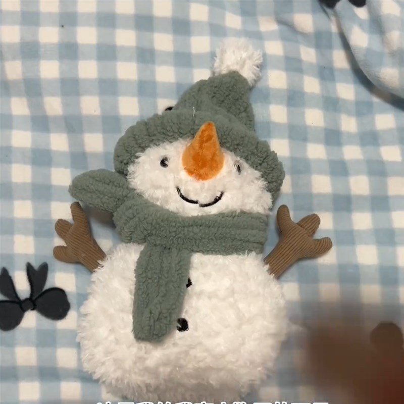 帽子小雪人萨米雪人公仔圣诞节新款玩偶毛绒玩具可爱装饰品娃娃
