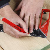 以色列O压铸铝合金直角尺 标注尺划线角度尺 度9度木工尺