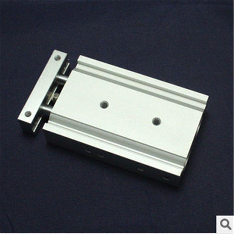 双活塞杆气缸CXSM15-50双杆气缸 双联气缸 导杆气缸