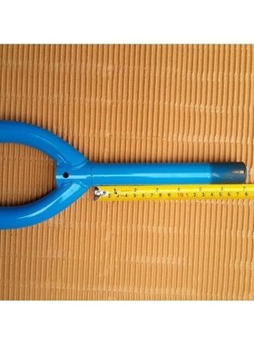 优质24寸载重人力三轮车加厚蓝色前叉脚蹬前叉脚踩三轮车叉子配件