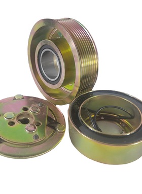 5H14 8PK 12V用于环卫车清洁车长安勾臂车液压泵齿轮泵电磁离合器