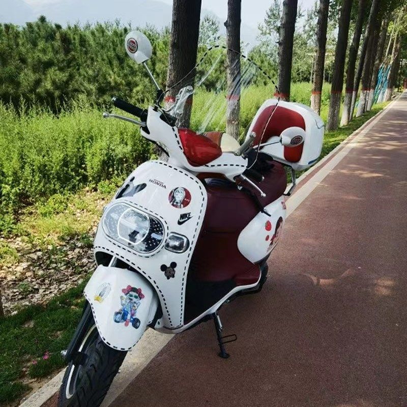 适用本田塔帕100后尾箱改装W100-2C/5摩托尾架载物后备箱配件