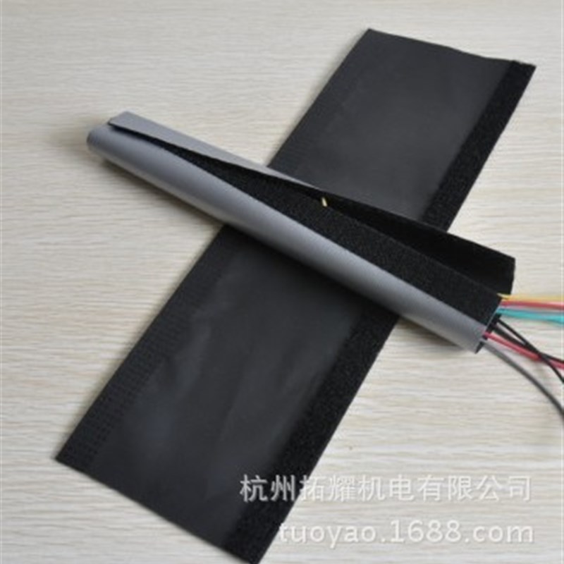 粘式结束带电线捆绑卷式束线带WBT/WPC-115环保阻燃魔术贴包线带