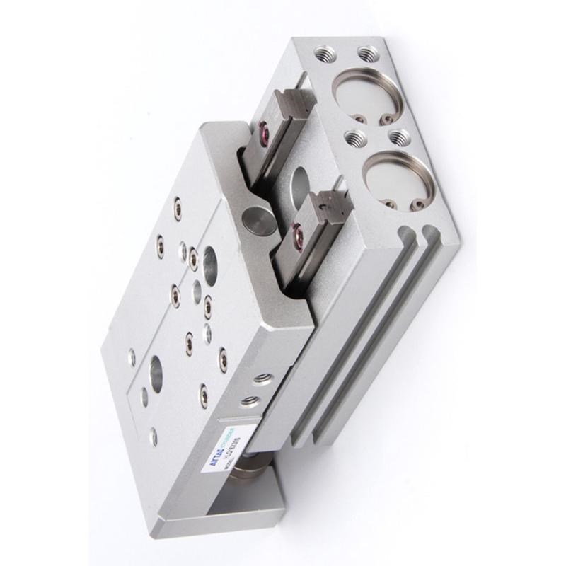 亚德客滑台气缸HLS HLSL HLQ 6/8/12/16X10SX20X30SX40X50X75AS