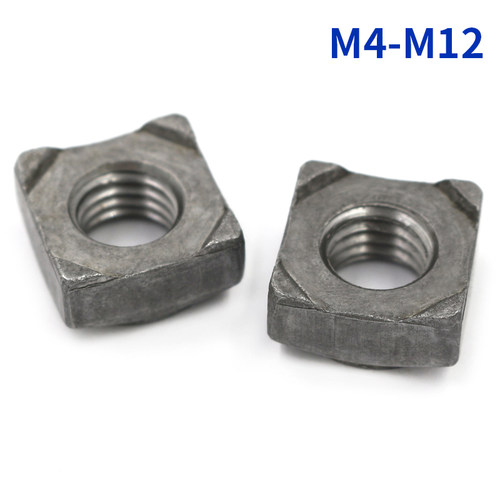 A型四方焊接螺母 四角点焊螺帽DIN928四角型M5M6M8M10M12