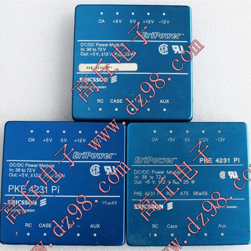 ERICSSON PKE4231PI电源模块 进38-72V 出+5V +12V -12V