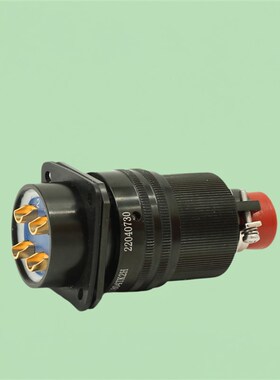 4芯圆形连接器 Y50DX1804TK2H+Y50DX1804ZJ10H 航空插头座插接件