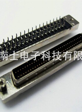 台湾 SCSI 68P MDR 公头 直插 焊板式 HPDB68 针式DB型 插座