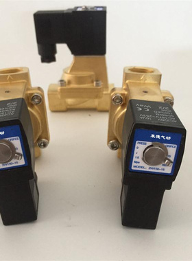 电磁阀220v水阀2W150-15/2W030-08流体阀气阀二位二通口径G1/2