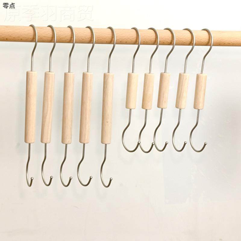 服UBF架装店实装木S钩服圆多功能创意圈衣架挂钩道具陈列衣子围巾,3C数码配件,USB多功能数码宝,淘宝优惠券,粉丝福利购,淘宝优惠卷