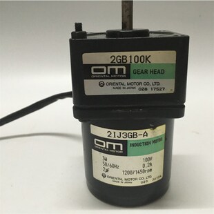 输出轴6mm 3W100V2GB100K 进口OM东方齿轮调速定速减速机2IJ3GB