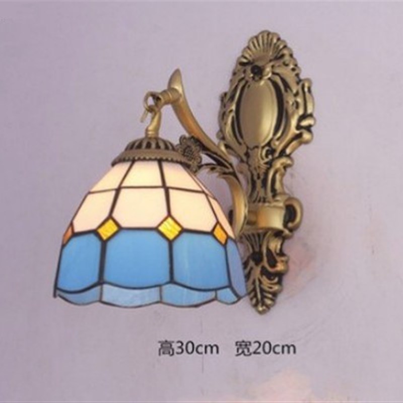 宝华蒂凡尼灯具灯饰客厅餐厅儿童房卧室灯蓝色简约地中海壁灯