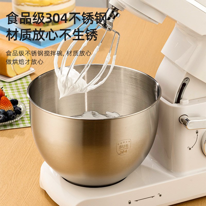 7L大容量厨师机CX6101家用商用一体和面机铜齿轮静音1000W揉面机