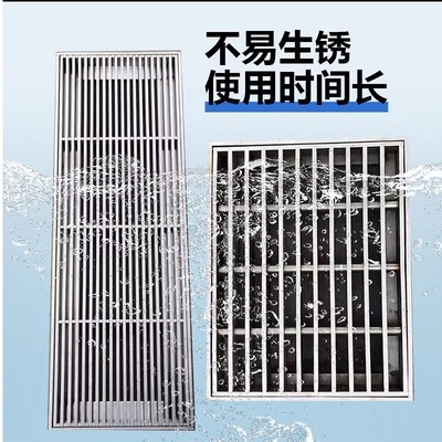 供应304/201不锈钢格栅不锈钢雨水篦子可定制网格格栅板