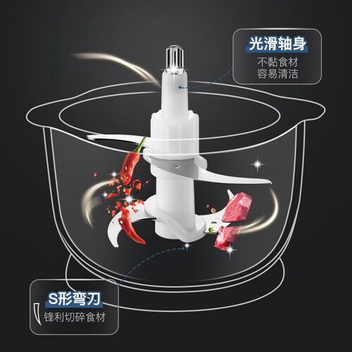 北美绞肉切碎机Y-18QS01J专用刀片刀头配件双层4叶不锈钢