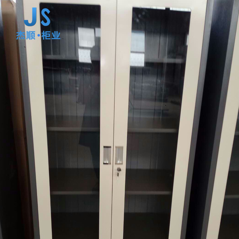 文件柜 彩色玻璃铁皮柜钢制资料柜加厚档案柜 规格多样