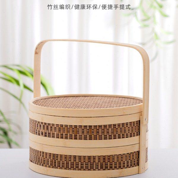 竹包装礼品盒竹编手提竹篮手提篮中秋月饼端午粽子点心土特产包装,包装,竹包装盒,淘宝优惠券,粉丝福利购,淘宝优惠卷