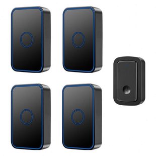 数码强闪光无线家用一拖四门铃远距离大音量聋哑老人呼叫按钮防水