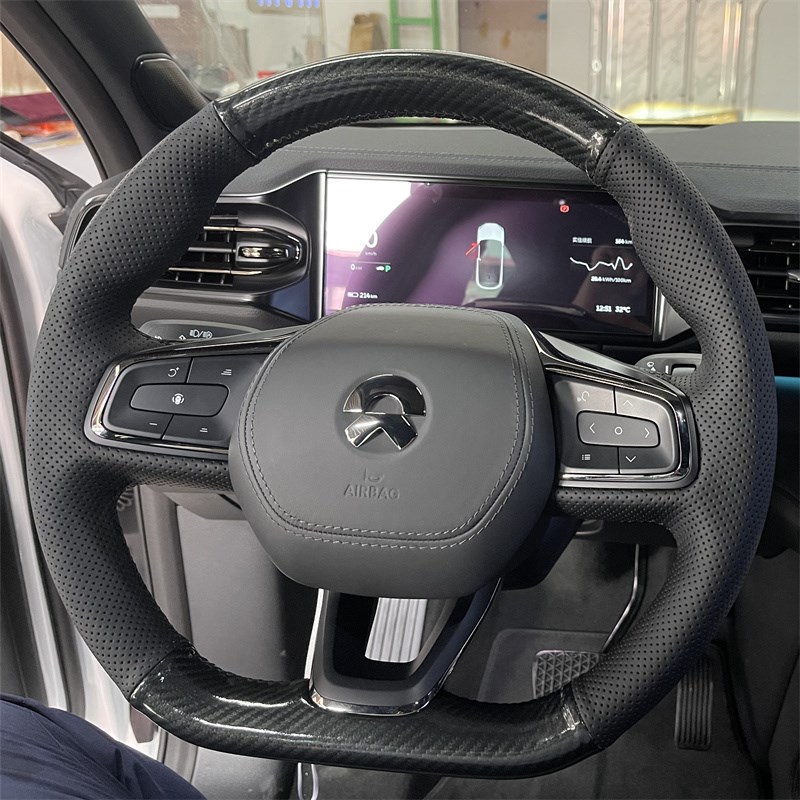 适用于22款ES6 EC6 ES8 手缝方向盘套ES7碳纤把套改装