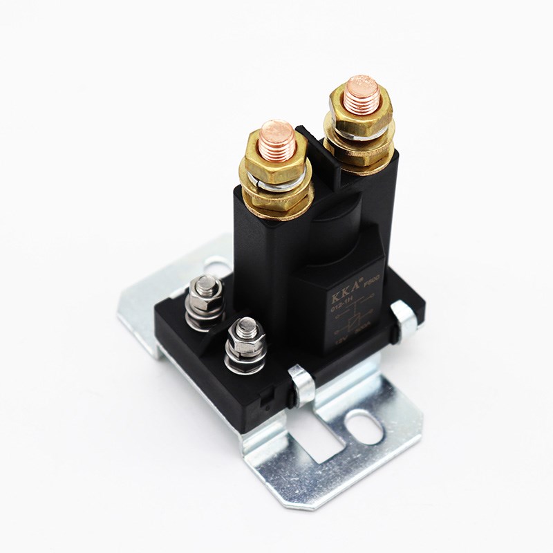500A汽车启动预热接触器12V24v农用车大电直流电源控制起动继电器