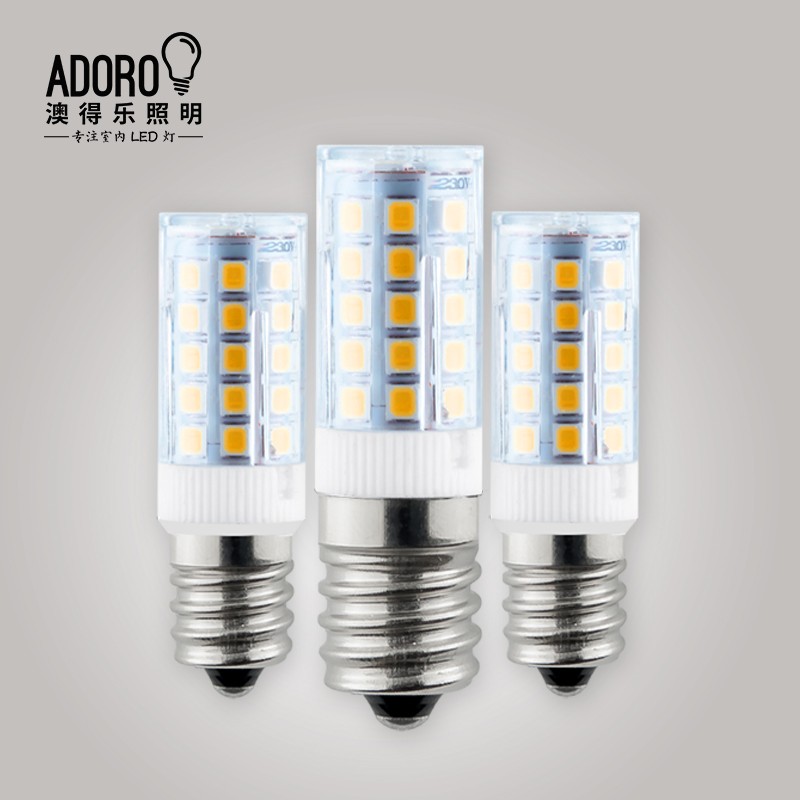 LED灯泡Ee12E14螺口5W10W暖白光冰箱微波炉油烟机缝纫机床头灯光