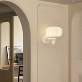 铭琢 饰氛围灯小南瓜全光谱壁灯 奶油风简约护眼壁灯床头灯具装