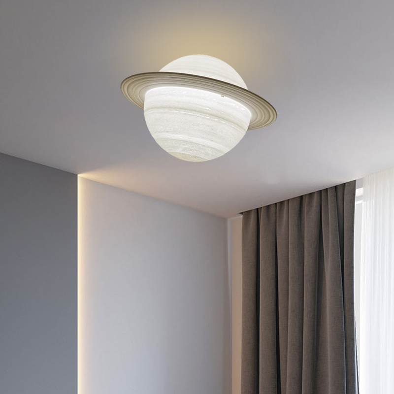 土星星球吸顶灯LED走廊入户玄关阳台男孩儿童房卧室卡通创意星空