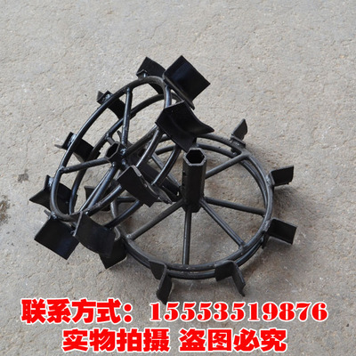 微耕机配件大全耕地机通用配件旋耕机行走铁轮小型犁地机柴油机轮