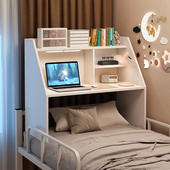 床上书桌大学生寝室写字桌上下铺懒人桌笔记本电脑桌宿舍学习桌子