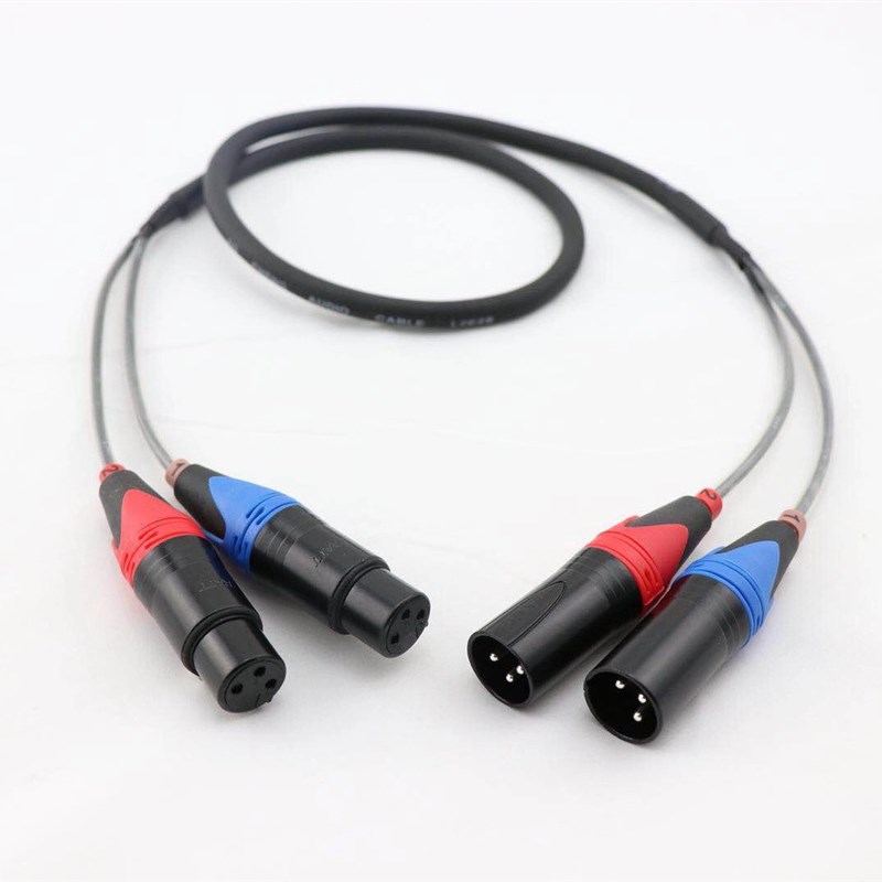 2通道信号线 多通道音频线 灯光信号线 卡农公母线 调音台连接线